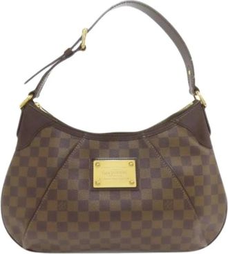 Louis Vuitton Pre-owned Shoulder Bags, female, Brown, Size: ONE SIZE Pre-owned Vintage Damier Ebene Shoulder Bag
