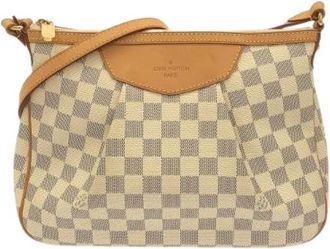Louis Vuitton Pre-owned Damier Azur Siracusa Borsa a spalla - - Pre-owned - Donna - Beige - ONE SIZE