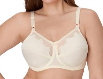 Bali Intimates Flower Underwire Bra In Light Beige