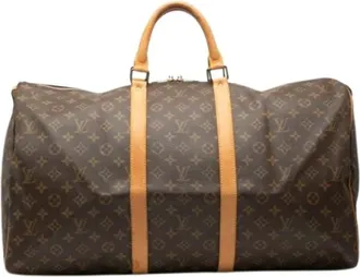 Louis Vuitton Pre-owned Weekend Bags, female, Brown, Size: ONE SIZE Pre-owned Weekend Bag
