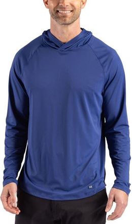Cutter & Buck Prospect Epic Confidence Featherlight Performance Pullover Hoodie) in Tour Blue at Nordstrom, Size Xxx-Large