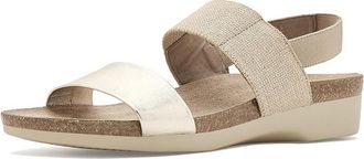 Munro Pisces Womens Sandals Gold : 6.5 WW (EE), Leather