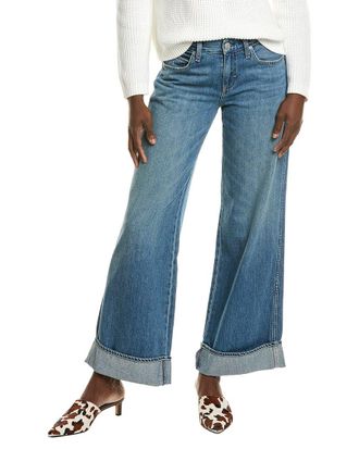 Amo Amo Sabine Cuff Twin Flame Wide Leg Jean