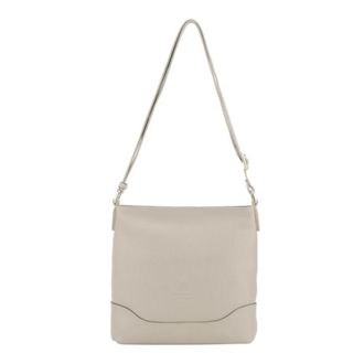 Pourchet Tassen, Dames, Beige, ONE Size, Leer, 110 Magnet Crossbody Tas