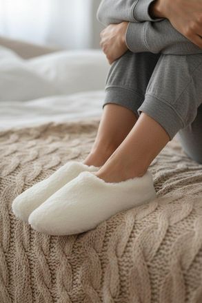 Roman Fluffy Faux Fur Lofty Slippers