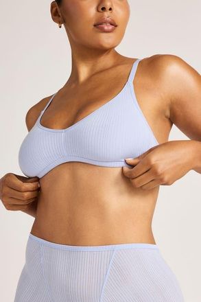 Negative Underwear Whipped Non-Wire Bra in Muse at Nordstrom, Size Xx-Large