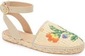 Valentino Garavani Bribri Ankle Strap Espadrille in Natural at Nordstrom Rack, Size 5Us / 35Eu