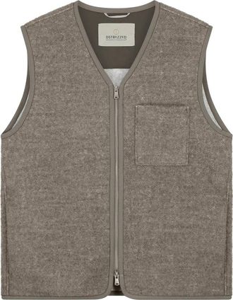 Dstrezzed Voss Bodywarmer - Heren - Bodywarmers - Bruin - L - Leer - Jassen