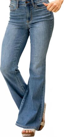 Judy Blue High Waist Flare Jean In Medium Wash