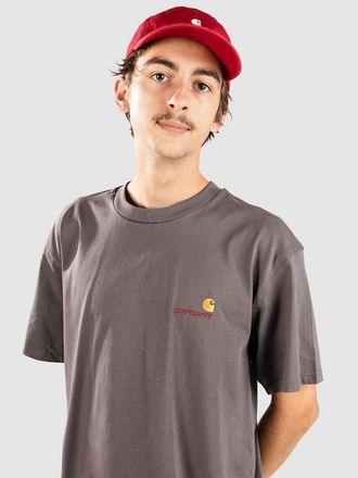 Carhartt Work in Progress American Script T-Shirt grigio