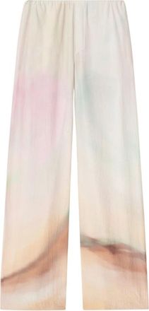 Nanushka Arvenn Pants - Dames - Wijde Broeken - Veelkleurig - M - Polyester - Broeken