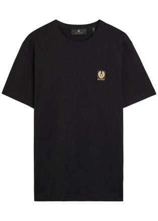 Belstaff Logo-appliqu&eacute;d Cotton T-shirt - Black - Xxl