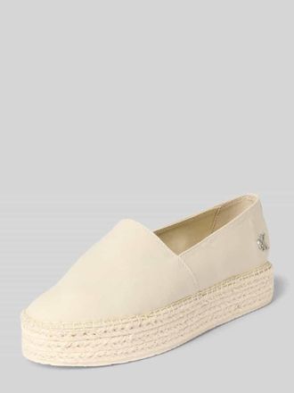 Calvin Klein Jeans Espadrilles mit Plateausohle in Sand, Gr&ouml;&szlig;e 41