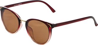 Laura Scott Sonnenbrille LAURA SCOTT, Damen, weinrot, leicht durchscheinend, leicht transparent, Sonnenbrillen Sonnenbrille, Tropfen-Design, Vollrandrahmen, altro