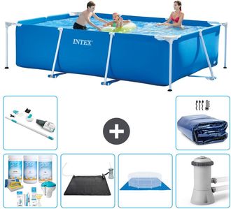 Intex Piscina Con Estructura Rectangular - 300x200x75 Cm - 7-piezas S20053