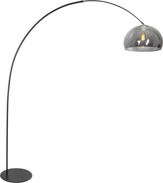 Steinhauer L&aacute;mpara De Pie - Negro - Curve - Pl&aacute;stico Metal - L&aacute;mpara De Arco