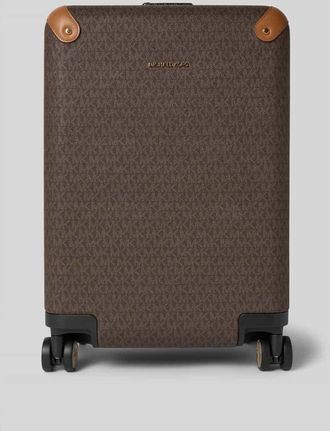 Michael Kors Trolley mit Label-Applikation in Dunkelbraun, Größe 1