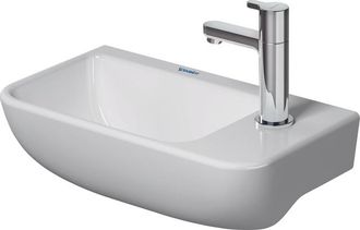 Duravit Starck Me fontein kraangat rechts 40x22cm wit