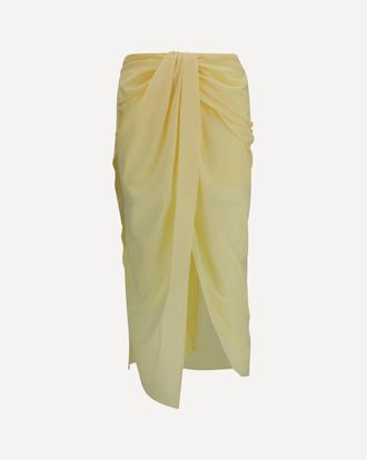 Jacquemus Pareo Skirt in stretch muslin Female 36
