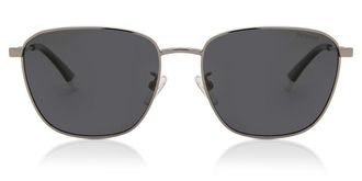 Polaroid PLD 4159/G/S/X Asian Fit Polarized 6LB/M9 Mens Sunglasses Silver Size 56
