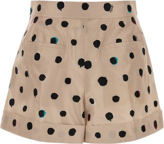 Fendi Womens Printed Taffeta Shorts Mou-26