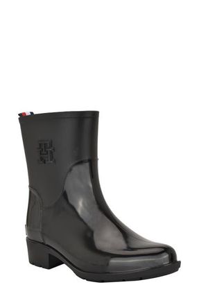 Tommy Hilfiger Kippa Rain Boot in Black at Nordstrom, Size 11