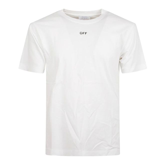 T-Shirts, male, White, Size: L Newspaper Arrow Slim Logo Tee