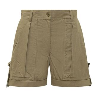 Isabel Marant High-waisted Cargo Shorts - female - Isabel Marant - Casual Shorts - Green - 2XS - Shorts