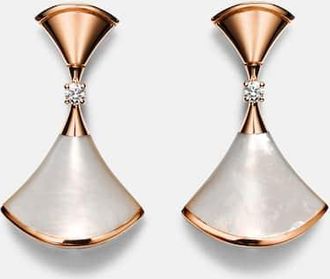 Bulgari Orecchini Divas Dream in oro rosa 18kt con diamanti