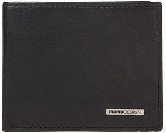 Momo Design Mens Wallet Black Leather Bags