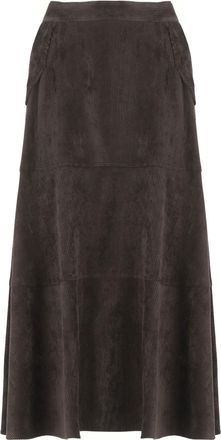 D.exterior D. Exterior Corduroy Skirt
