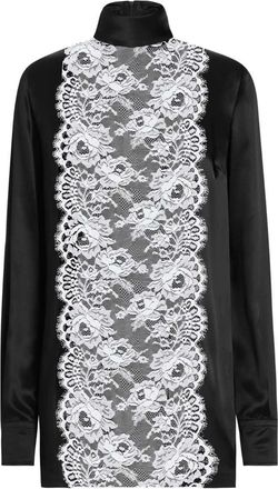 Dolce & Gabbana Blusa Con Applicazione In Pizzo-Donna