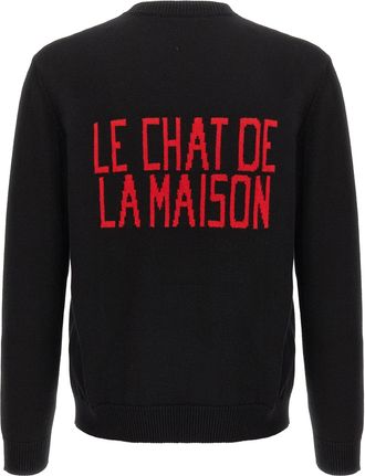 Valentino Garavani Mens Black Cotton Cardigan Clothing