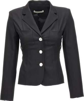 Alessandra Rich Wool Womens Blazer