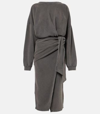 Isabel Marant Sandrina cotton jersey sweatshirt dress