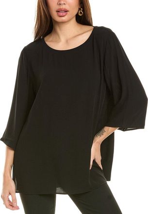 Eileen Fisher Ballet Neck Silk Top