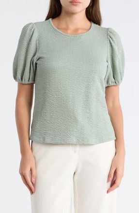 Daniel Rainn Rib Textured T-Shirt in Q163 New Sage at Nordstrom Rack, Size X-Small