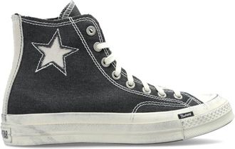 Converse Chuck 70 Hi - Dames - Sneakers - Zwart - 37 EU - Leer - Schoenen