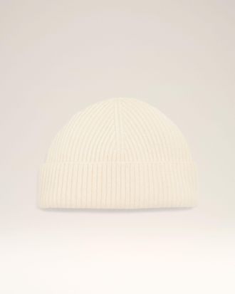 Ami White Wool Ami Leather Label Beanie White - OS - Unisex