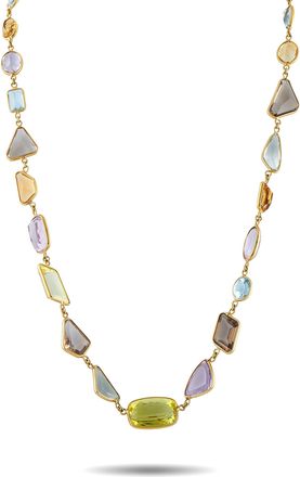 H.Stern 18K Yellow Gold Multicolored Gemstone Necklace HS40-050526