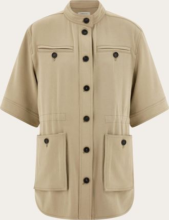 Ferragamo Donna Giacca sahariana Beige