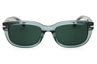 HUGO BOSS BOSS1793FS Oval Plastic Frame Sunglasses - Gray