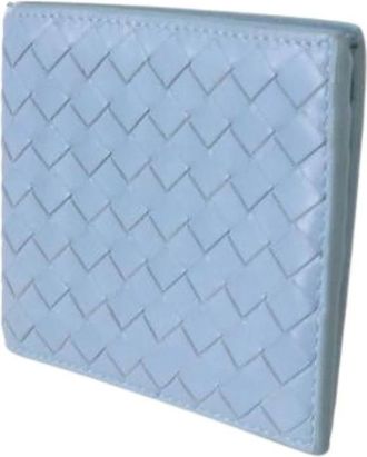 Bottega Veneta Pre-owned Wallets, female, Blue, Size: ONE SIZE Pre-owned Fabric Wallet