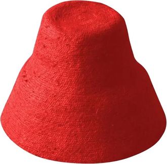 Brunna.Co The Naomi Jute Straw Hat in Red at Nordstrom