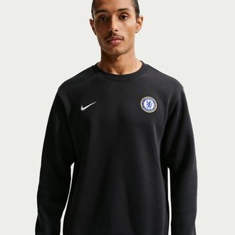 Nike Chelsea FC Club Nike Mens Soccer Crew-Neck in Blue | II3426-453