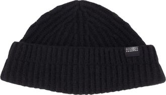 Maison Margiela Muts - MM6 Maison Margiela - Wol - Zwart - unisex - Hoeden - Zwart - M - Wol - Accessoires