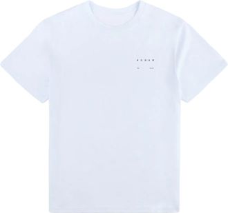 Hogan Versatile White T-Shirt With Calf Leather Accents
