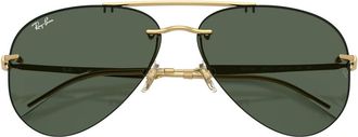 Ray-Ban Rb3791 Aviator Zonnebril - unisex - Accessoires - Geel - Maat: 59 MM Polyamide
