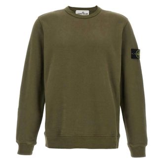 Stone Island Green Sweatshirt Casual Style