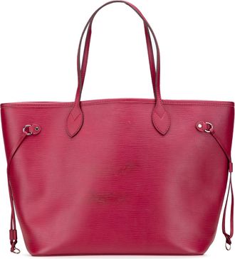 Louis Vuitton Pre-owned Womens Neverfull Tote Bag Leather - Fuschia - One Size